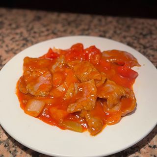 Vitello in salsa piccante