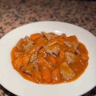 Vitello speziato al sate