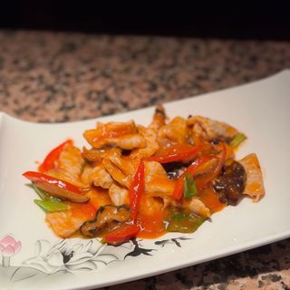 Maiale in salsa piccante agrodolce