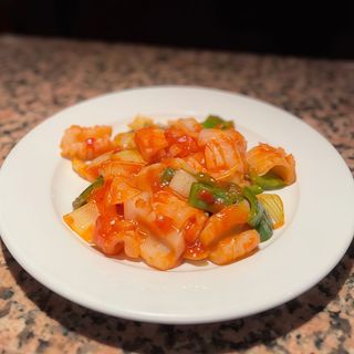 Seppia in salsa chili