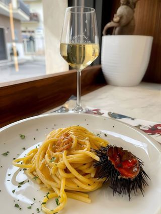 Spaghetto con polpa di riccio