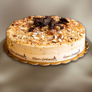 Parfait di Mandorle con base al Cioccolato Fondente e scaglie di cioccolato - 1kg circa