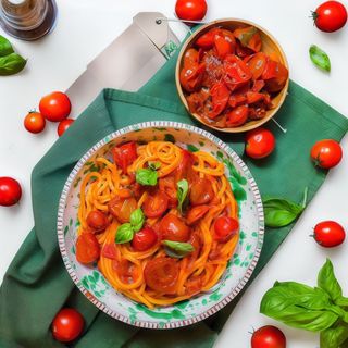 Spaghetto ai Tre Pomodori