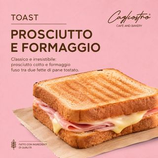 Toast Prosciutto & formaggio