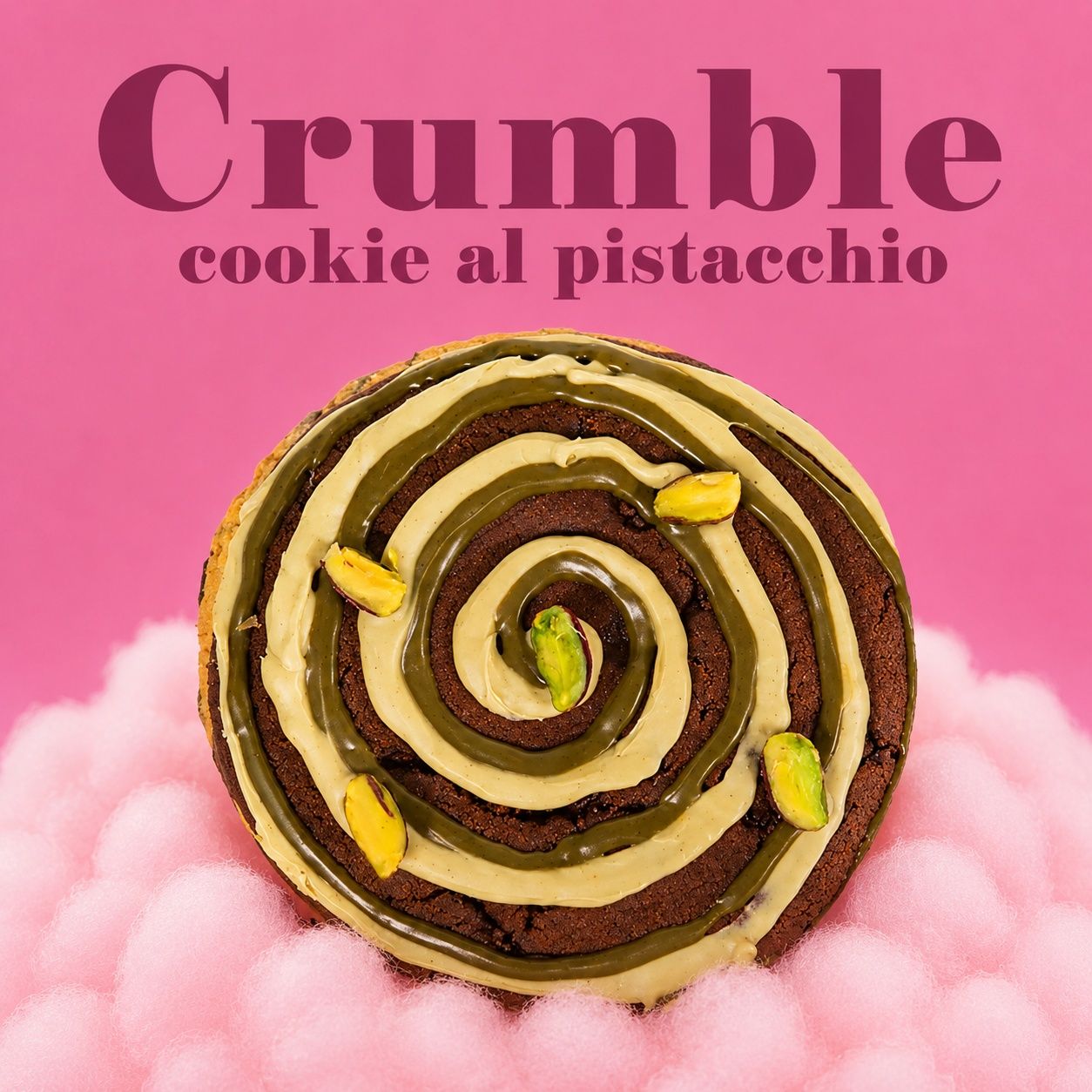 Cookie ripieno al pistacchio