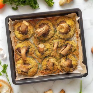 Arrosto di funghi  cardoncelli