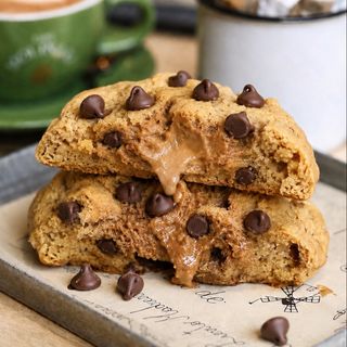 Lava Peanut Butter Chocolate Chip Cookie (vegan)