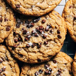 Peanut butter chocolate chip cookie