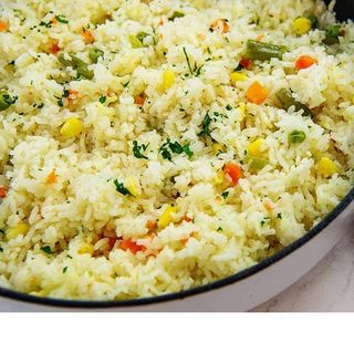 Verdure con riso basmati