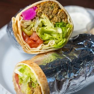 Roll falafel