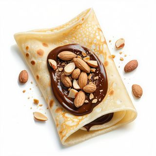 Crepes Nutella e noccioline