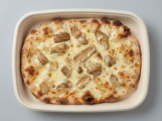 Pizza funghi porcini speciale in teglia intera