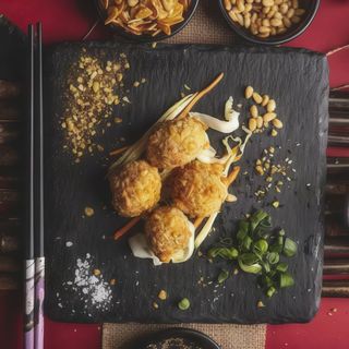 Polpette di gamberi fritti - 4 pezzi