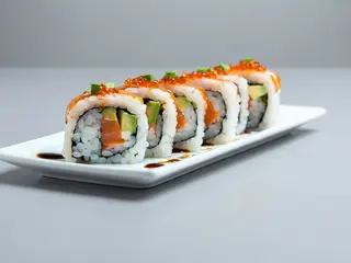 52 - Verde salmone roll - 6 pezzi