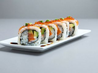 52 - Verde salmone roll - 6 pezzi