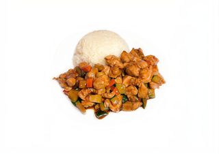 138. Riso con pollo alle mandorle