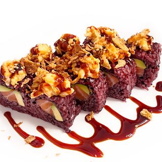 36.Pesce Spicy Black Roll 8pz