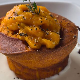 Vellutata di Fagioli con Salamino Melotti e crostini di Riso