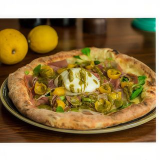 Pizza gourmet pugliese