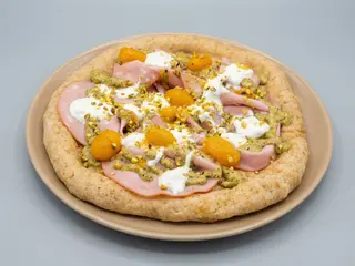 Pizza gourmet stracciata