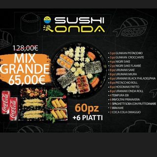 Mix grande (2 Coca-Cola in omaggio)