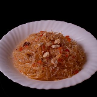 spaghetti di soia piccante