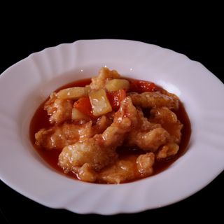 Pollo fritto in agrodolce