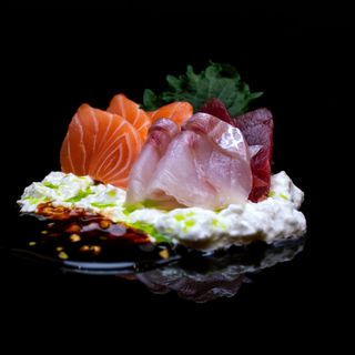 Sashimi misto burrata - 8 pezzi