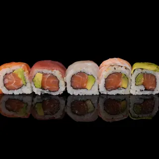 Uramaki rainbow - 4 pezzi