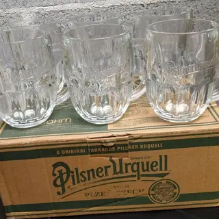SET completo 6 bicchieri Pilsner Urquell 0,50 CL