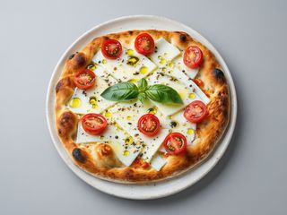 Bufala pomodorini e basilico