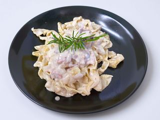 Pappardelle casera e pancetta