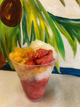 Granita di frutta fresca