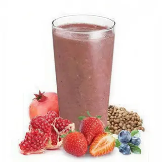 N°14 Pomegrane  (Melograno - Mirtillo - Fragola - Spirulina -Semi di Canapa