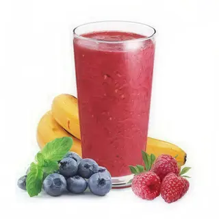 N° 1  Red Passion ( Lampone,Mirtillo,Banana)
