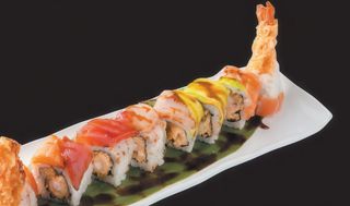 127  Uramaki ebi arcobaleno