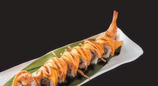 129  Uramaki ebi cheese