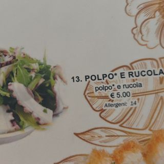 13  Polpo e rucola