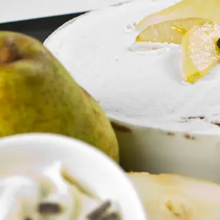 Mousse ricotta e pere (gluten free) - 6 porzioni