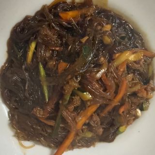 49-Spaghetti di soia con verdure e maiale