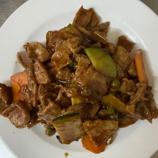 94-Maiale con verdura mista