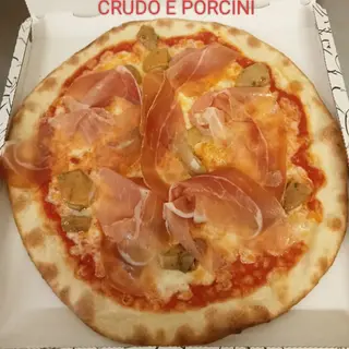 Crudo e porcini 