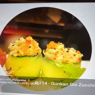 Gunkan gio zucchine - 2 pezzi