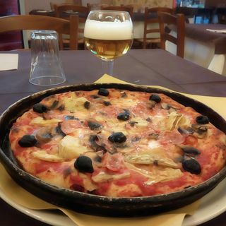 Pizza Capricciosa in teglia