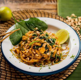 Pad thai vegetariano