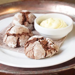 Cantucci con farina di Riso alle Mandorle e crema al Limone