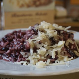 Risotto con Radicchio e formaggio Monte Veronese
