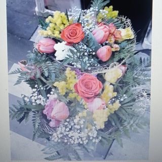 Bouquet misto  con mimosa