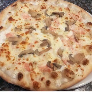 Salmone e funghi porcini