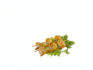 246. Spiedini di gamberni alla piastra